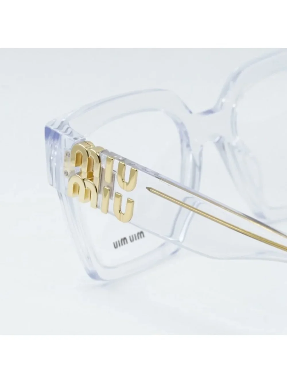 Miu Miu MU04UV 2AZ1O1 Eyeglasses - Crystal 52mm Square Frame
